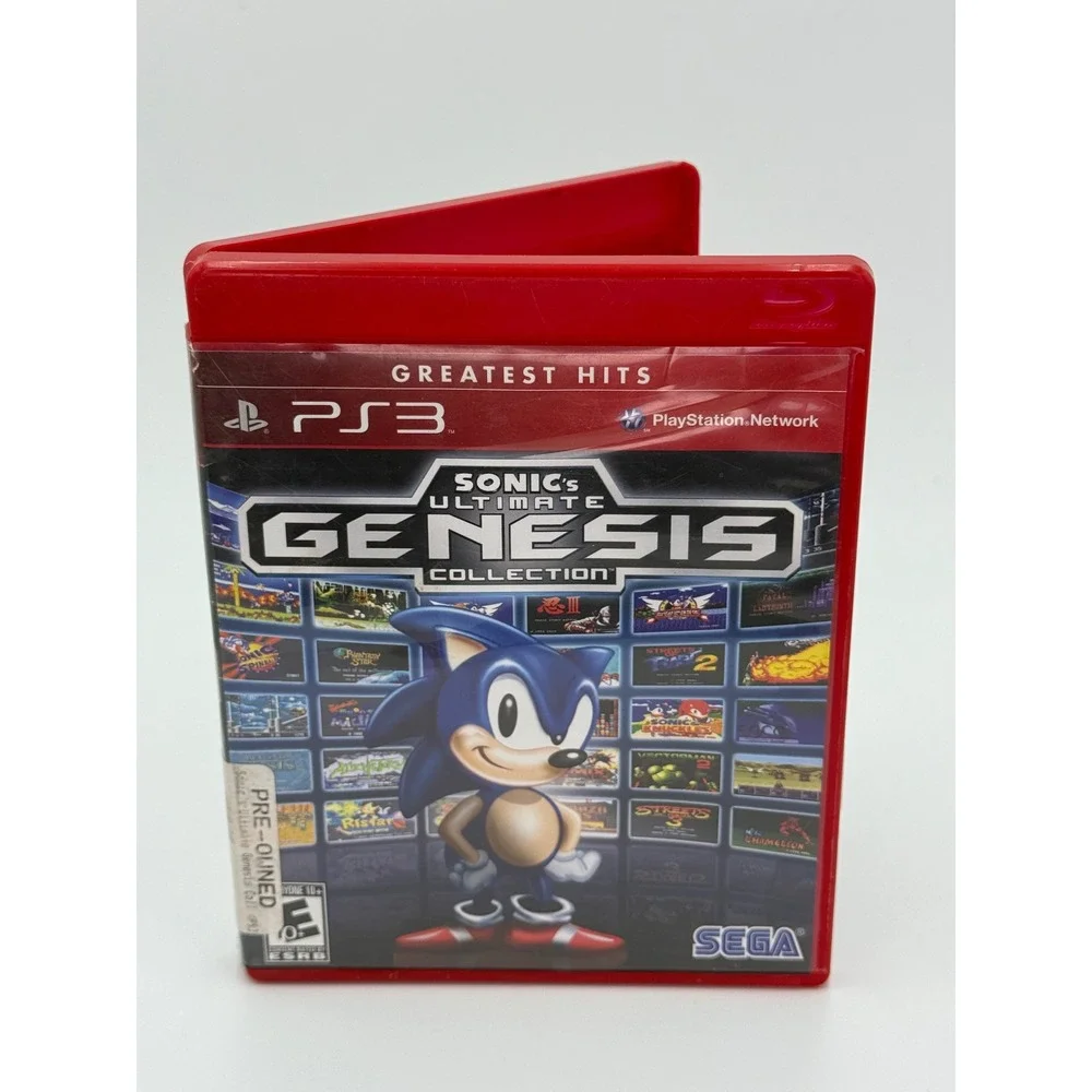 Sonic's Ultimate Genesis Collection (Sony PlayStation 3, 2009) Complete Tested